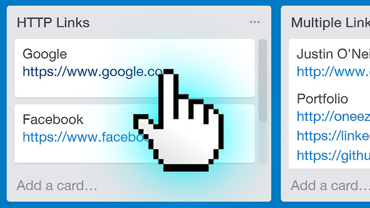 GTD Trello Card Links